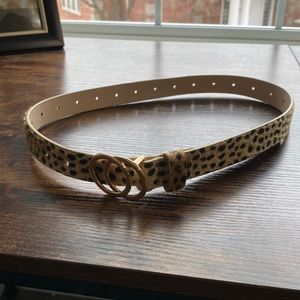 BKE fuzzy cheetah belt
